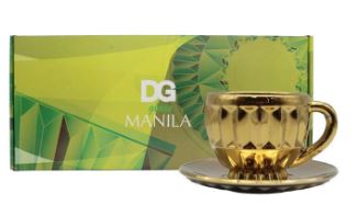 DG Glass Manila Tea Set